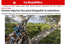 2021_LA REPUBLICA_Tips for Nature Photography