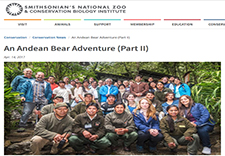 2017_SMITHSONIAN INSTITUTE_Andean Bear Adventure